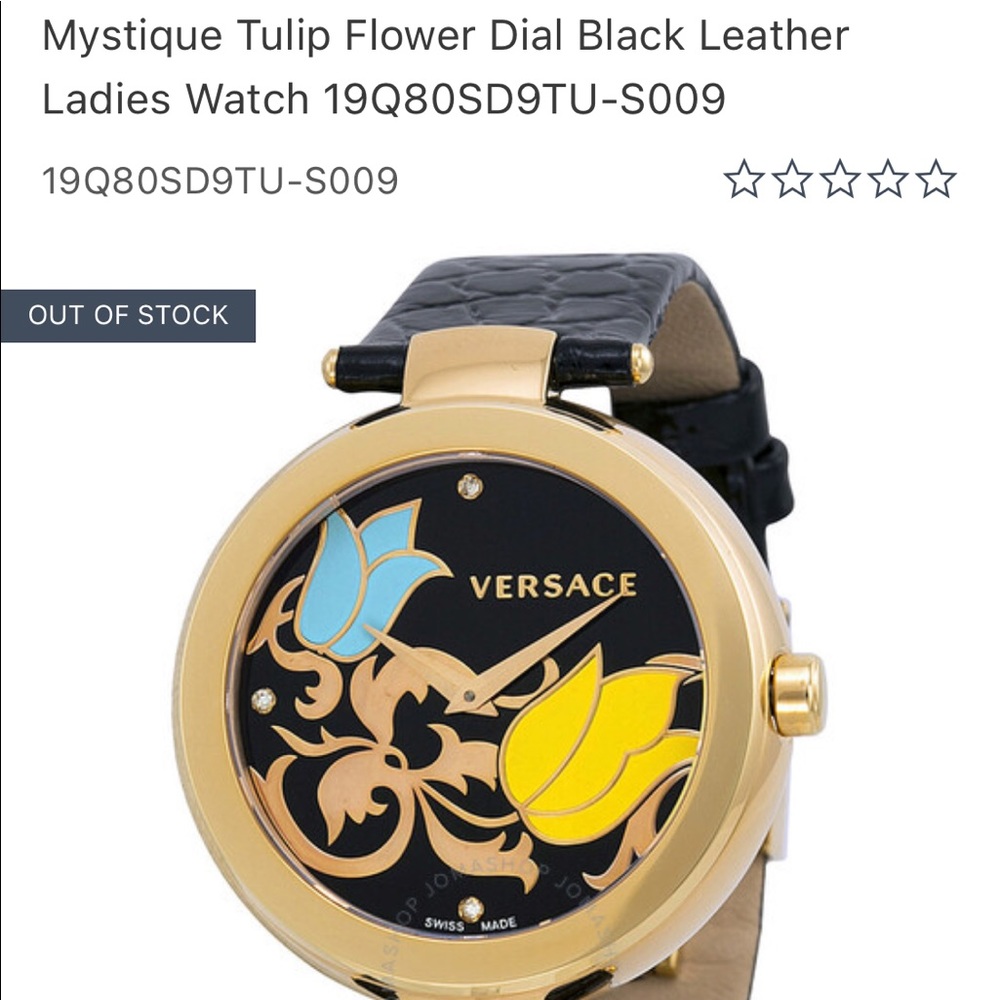 Versace Women's Mystique Rose Gold Ion-Plated Stainless Steel Chronograph Watch
